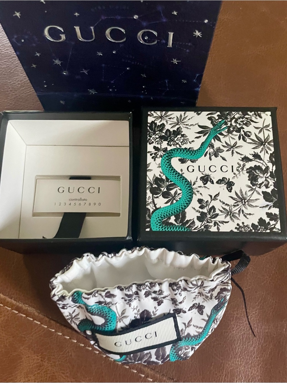 Gucci, Sterling, silver 925 dog tag with silver chain. NWOT - Picture 7 of 13